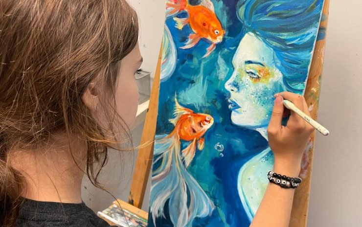 Drawing and Painting Class (Ages 9-11)