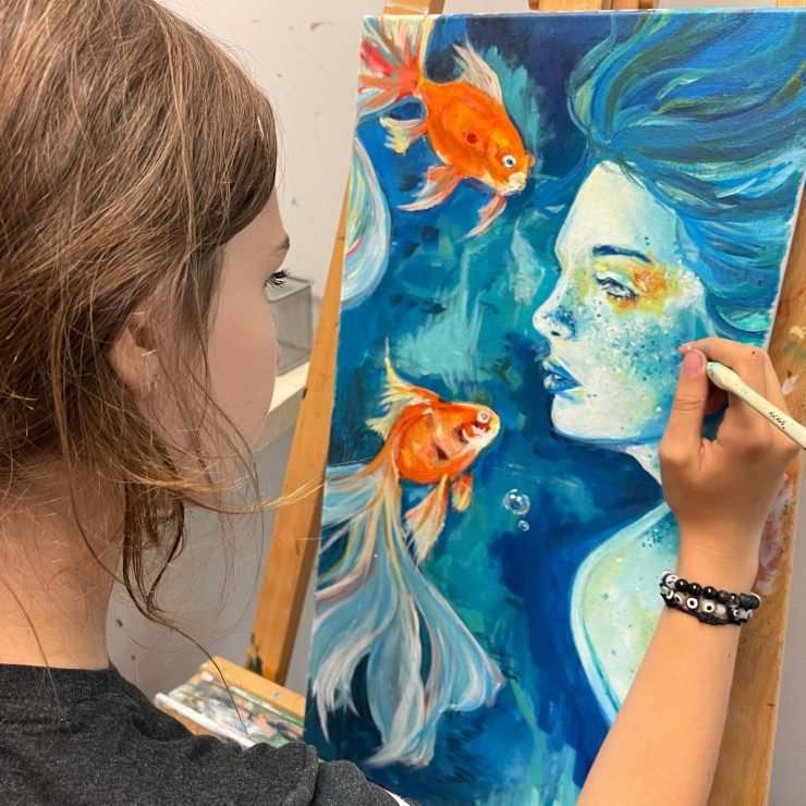 Drawing and Painting Class (Ages 9-11)